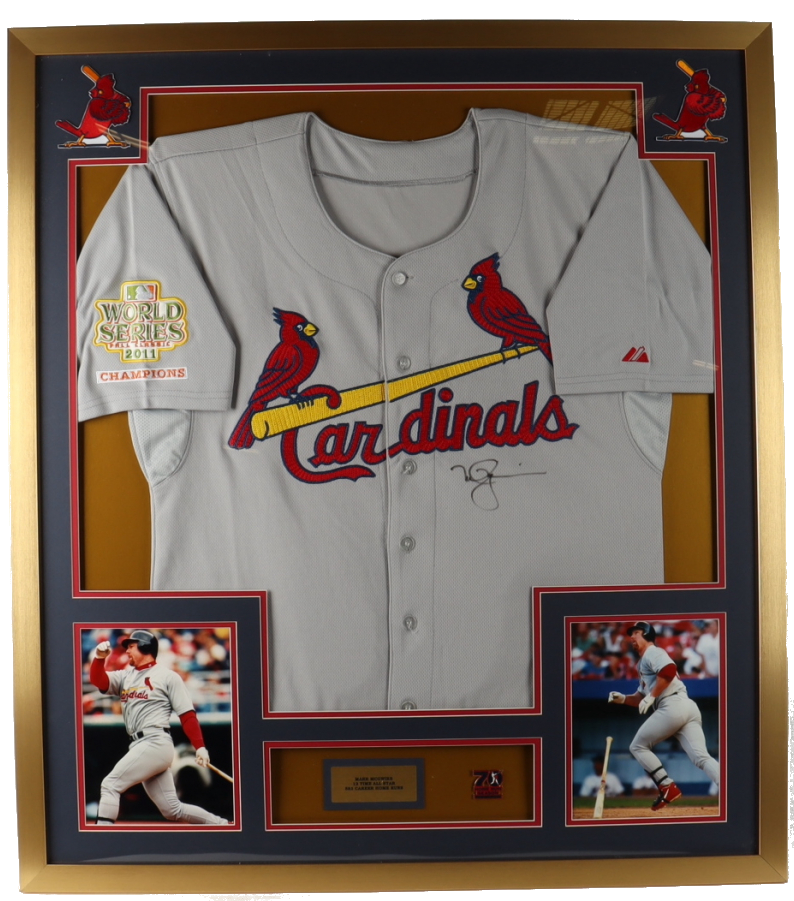 Mark McGwire Signed Framed St. Louis Cardinals Framed Display – Signature  Authentic