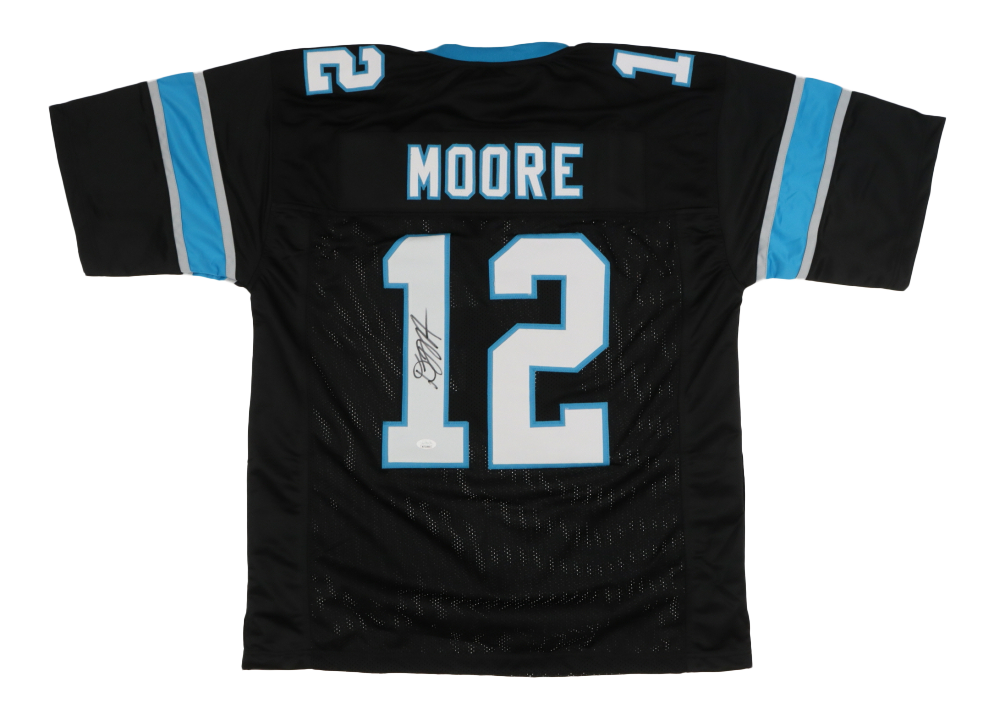 D.J Moore Signed Auto Custom On Field Style Carolina Panthers