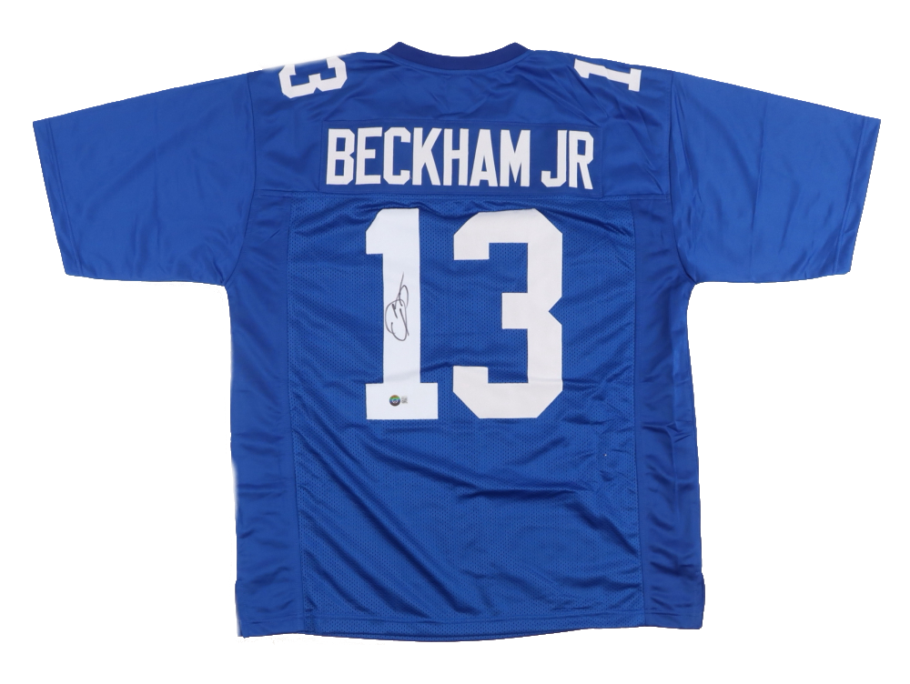 Odell Beckham Jr Custom On-Field Style New York Giants Jersey Beckett –  Signature Authentic