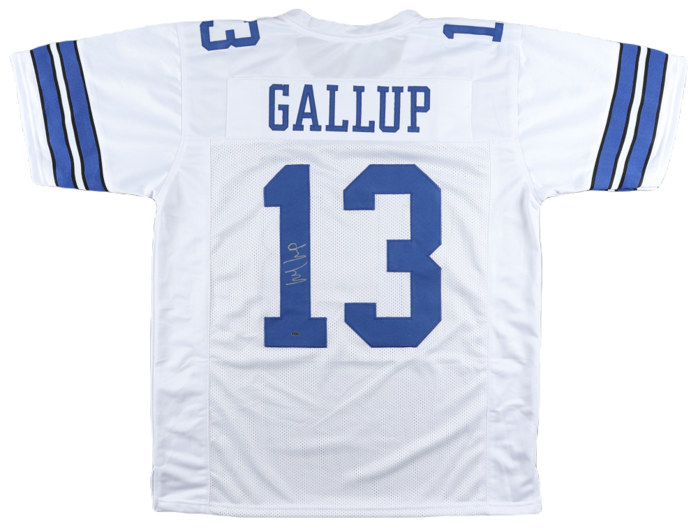 Michael Gallup Dallas Cowboys Men's Navy Branded Backer Long