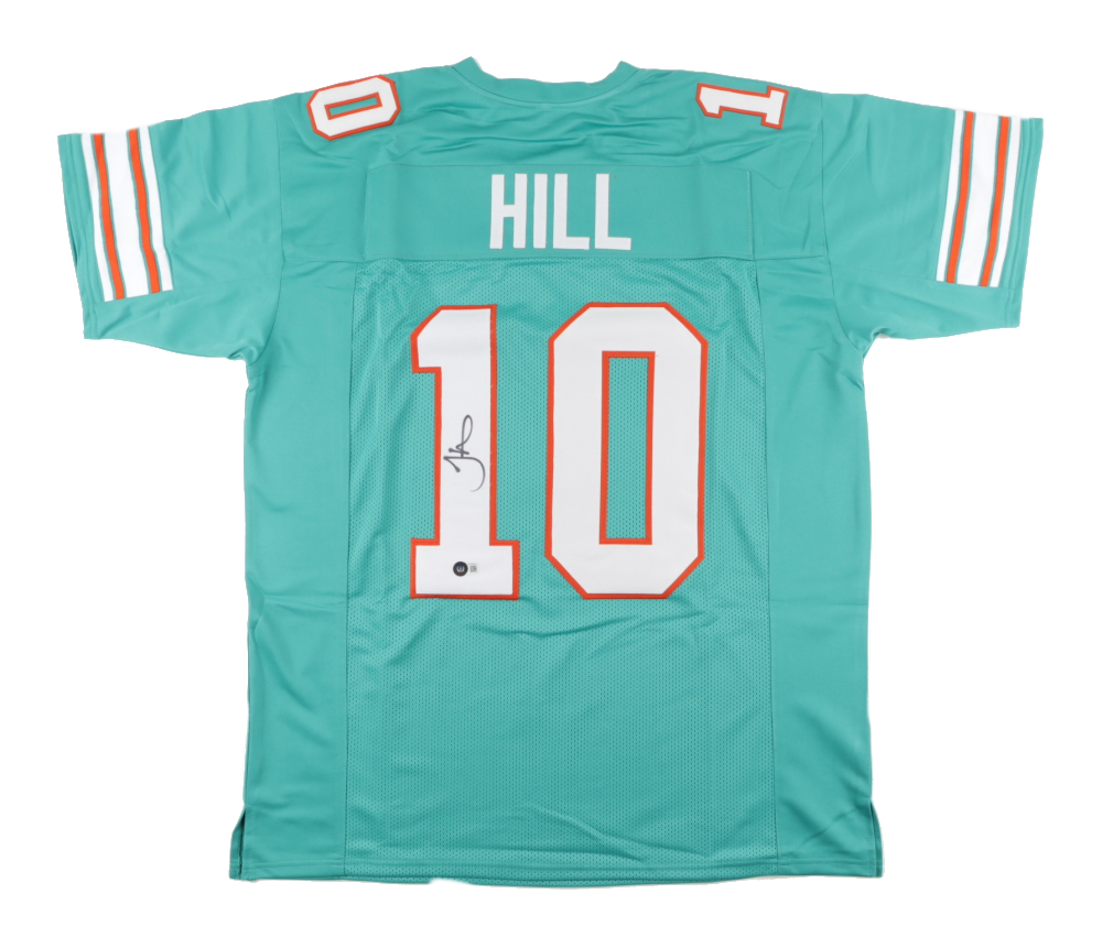 Tyreek Hill Signed Miami Dolphins Custom Jersey – Signature Authentic