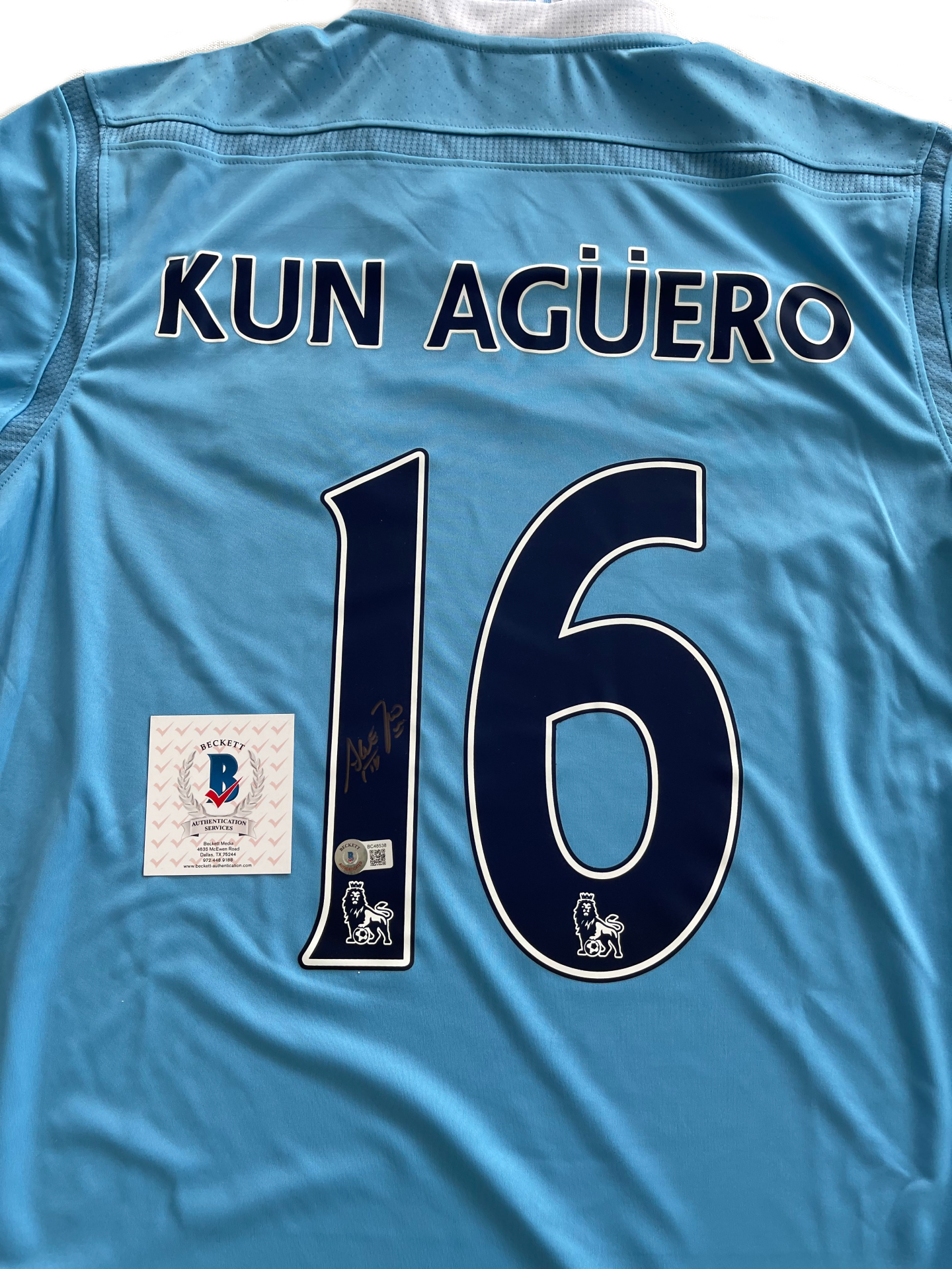 Aguero 2024 signed shirt