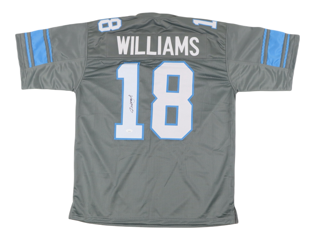 Jameson Williams signed Lions jersey - blue