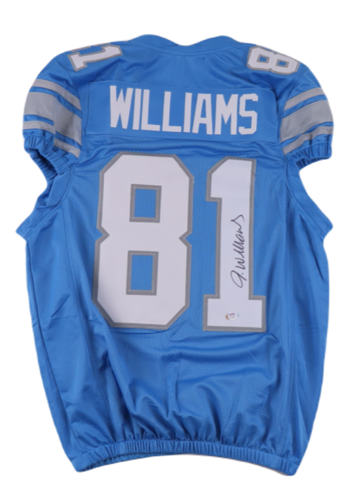 Jameson Williams signed jersey