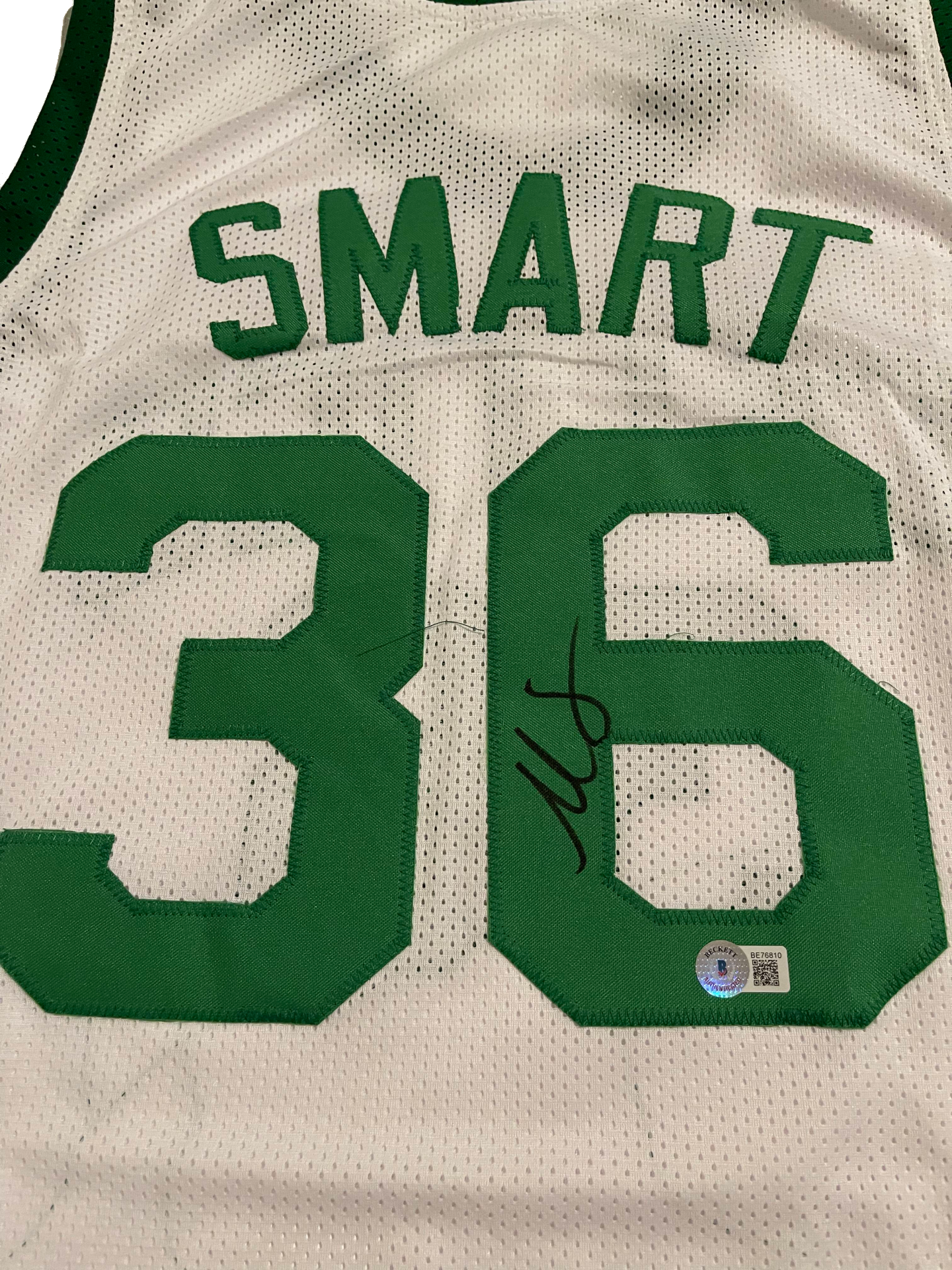 Marcus Smart Boston Celtics Fanatics Authentic Autographed Green Nike  Swingman Jersey