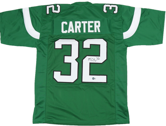 Michael Carter signed Jets jersey
