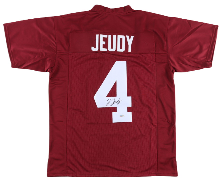 Jerry Jeudy signed jersey