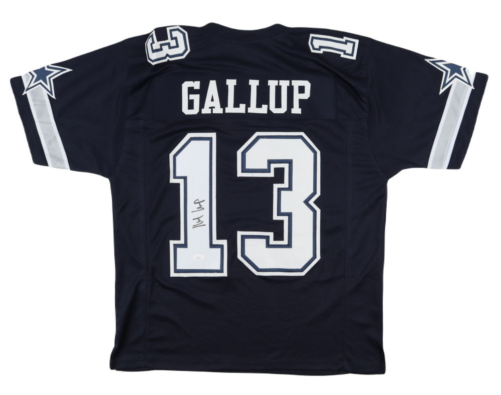 Michael Gallup Signed Autographed Dallas Cowboys Custom Jersey