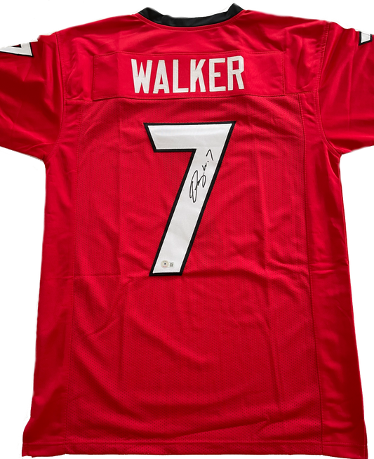 Quay Walker Georgia Custom Signed Jersey